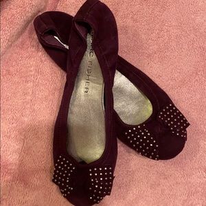 Purple Marc Fisher flats